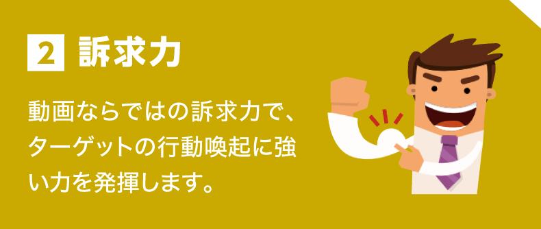 2 訴求力