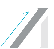 Aの左側が形づくる「1」
